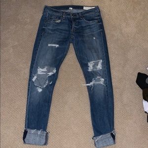 rag & bone denim cuffed jeans